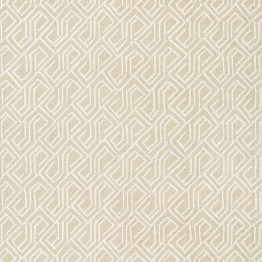 Thibaut T12841 Modern Resource 3 Tortona Beige - tapeta imitująca tkaninę w geometryczny wzór