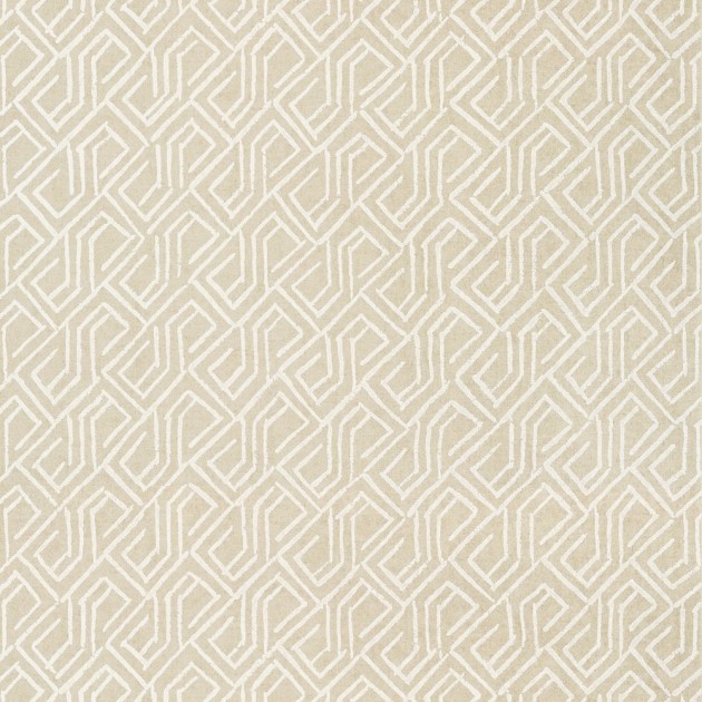 Thibaut T12841 Modern Resource 3 Tortona Beige - tapeta imitująca tkaninę w geometryczny wzór