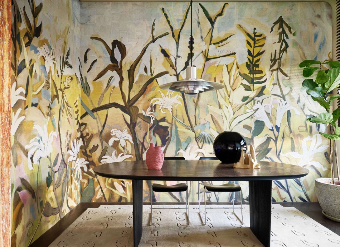 Elitis VP 1027 01 Sangpi L'Eden et après - mural w dziki ogród