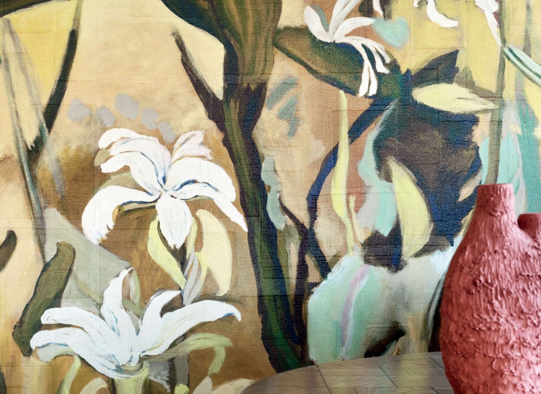 Elitis VP 1027 01 Sangpi L'Eden et après - mural w dziki ogród