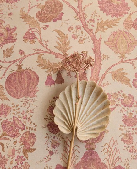 Eijffinger 350684 Amber - mural w drzewo życia i stylizowane rośliny