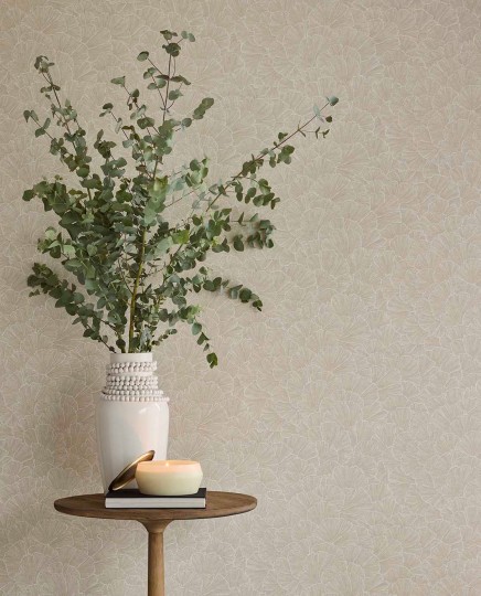 Eijffinger 350521 Rivièra Maison - tapeta w liście ginkgo