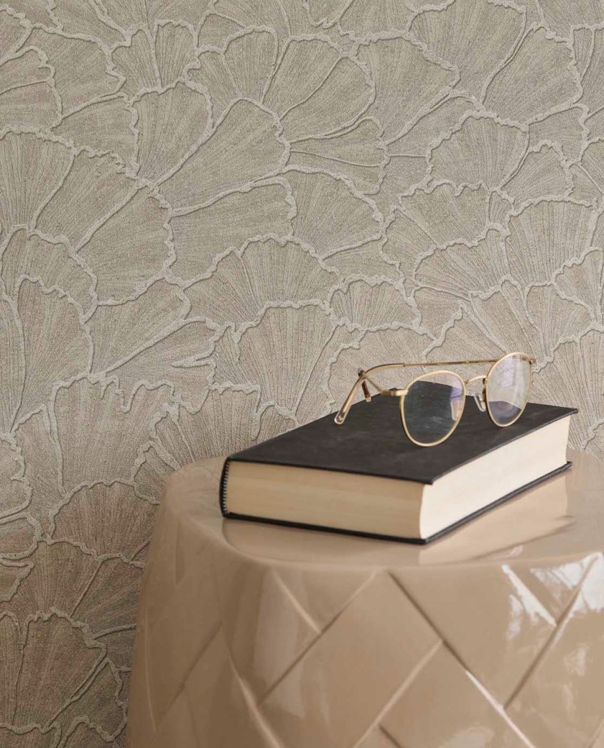 Eijffinger 350524 Rivièra Maison - tapeta w liście ginkgo