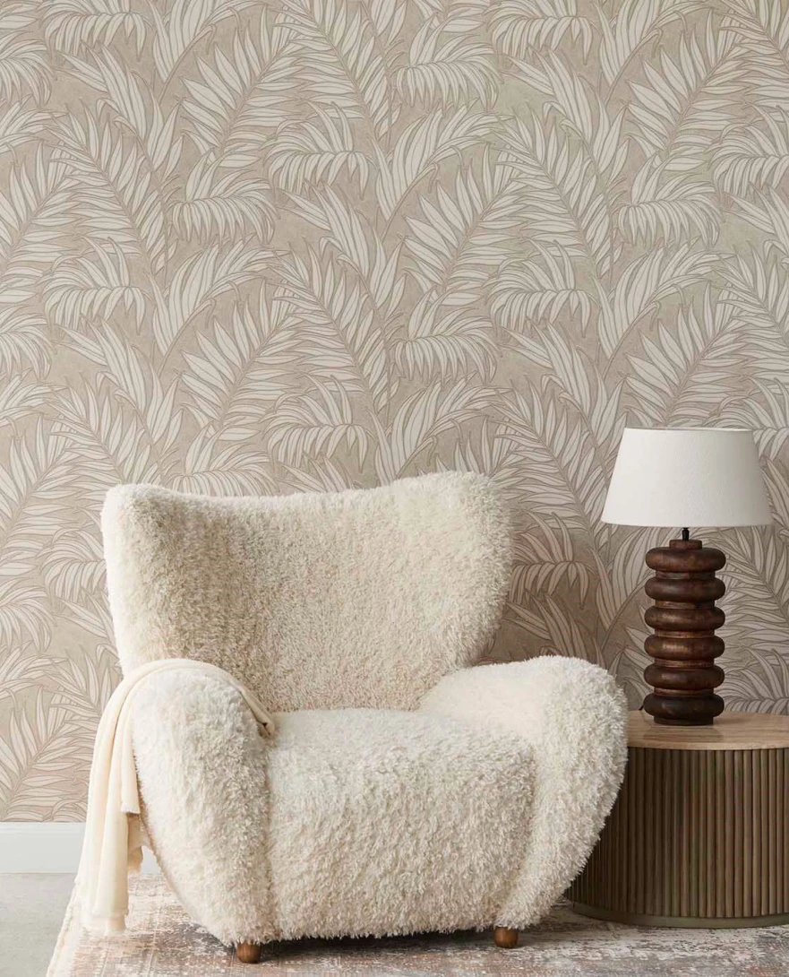 Eijffinger 350554 Rivièra Maison - tapeta w liście palmowe