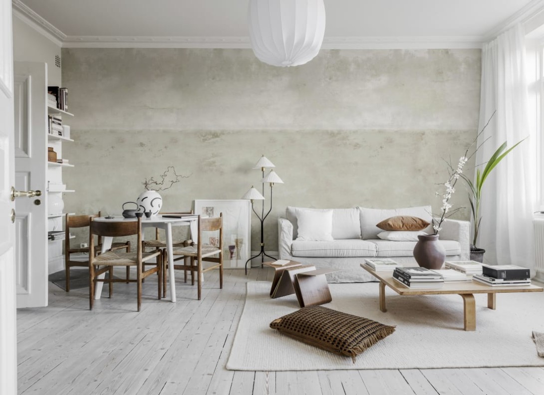 Rebel Walls R19735 Pops Urban Horizon Sand – mural imitujący beton