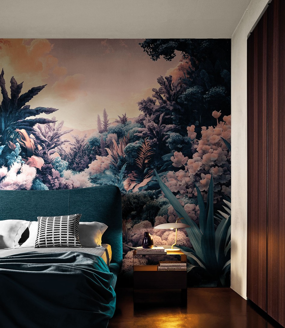 London Art 25003 1 Exclusive Wallpaper 25 Silent Fronds - mural w las tropikalny