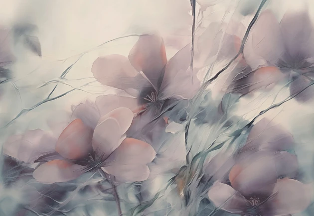 London Art 25005 1 Exclusive Wallpaper 25 Le Jardin Secret Des Rêves - mural w duże kwiaty