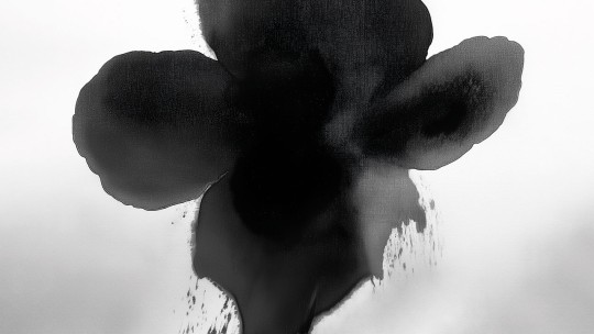 London Art 25008 2 Exclusive Wallpaper 25 Eclipse Bloom - mural w duże abstrakcyjne kwiaty