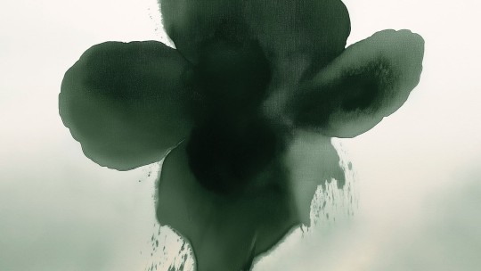 London Art 25008 3 Exclusive Wallpaper 25 Eclipse Bloom - mural w duże abstrakcyjne kwiaty