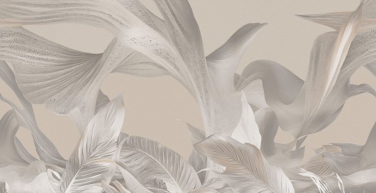 London Art 25009 3 Exclusive Wallpaper 25 Sandstone Dreams - mural w abstrakcyjny wzór roślinny