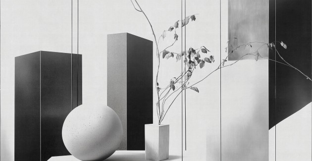 London Art 25010 1 Exclusive Wallpaper 25 Form & Flora - mural w motyw architektoniczny