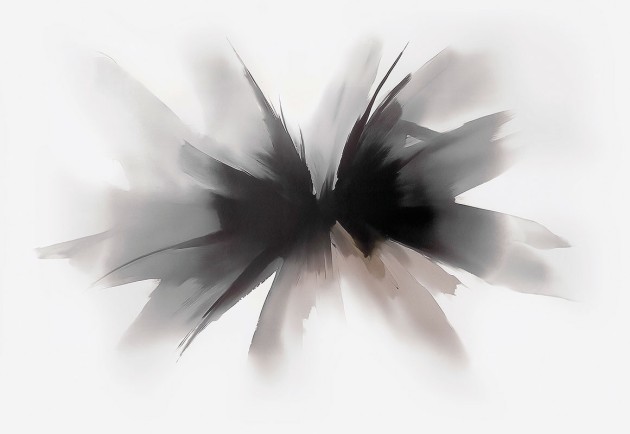 London Art 25011 1 Exclusive Wallpaper 25 Resonance - mural w abstrakcyjny kwiat