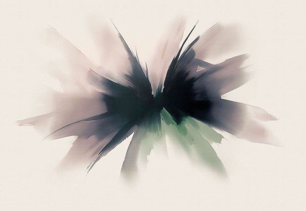 London Art 25011 2 Exclusive Wallpaper 25 Resonance - mural w abstrakcyjny kwiat