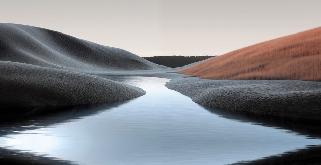 London Art 25012 2 Exclusive Wallpaper 25 Golden Hour - mural w realistyczny krajobraz naturalny