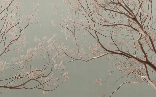 London Art 25013 1 Exclusive Wallpaper 25 Patina Bloom - mural w drzewa