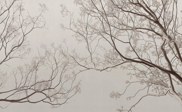 London Art 25013 3 Exclusive Wallpaper 25 Patina Bloom - mural w drzewa