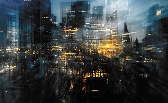 London Art 25018 1 Exclusive Wallpaper 25 Quantum Metropolis - mural w miejski krajobraz