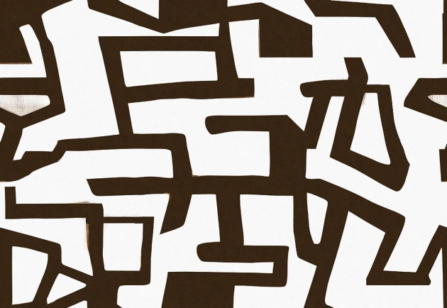 London Art 25021 3 Exclusive Wallpaper 25 Jean Michel #1 - mural w abstrakcyjny wzór