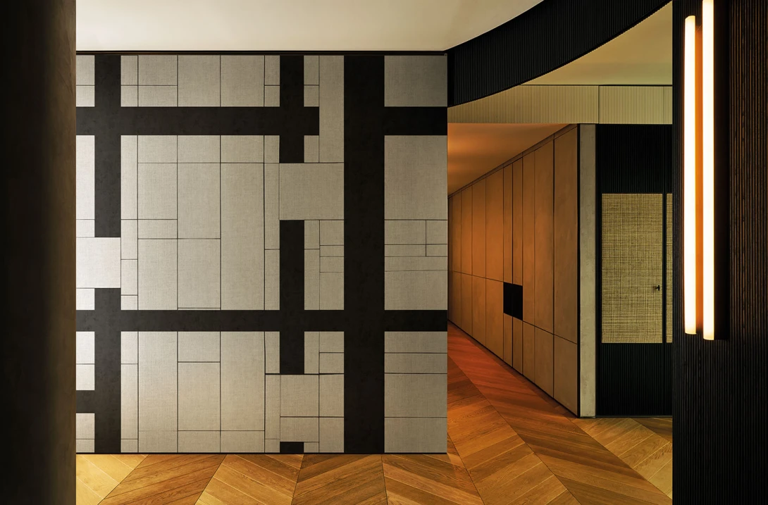 London Art 25022 2 Exclusive Wallpaper 25 Jean Michel #2 - mural w geometryczny wzór