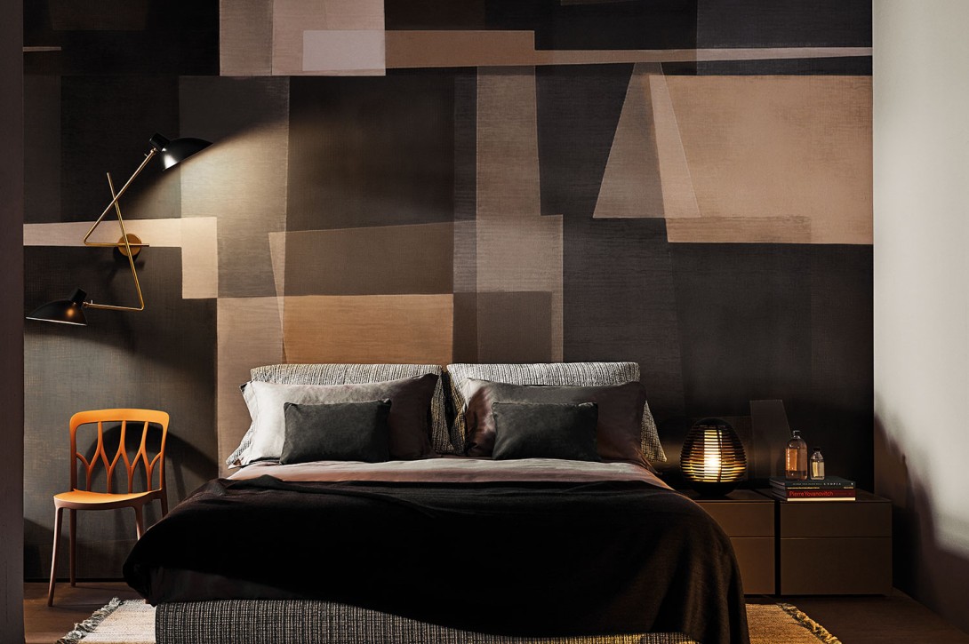 London Art 25023 3 Exclusive Wallpaper 25 Silent Layers - mural w geometryczny wzór