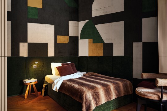 London Art 25028 2 Exclusive Wallpaper 25 Lapo - mural w geometryczny wzór