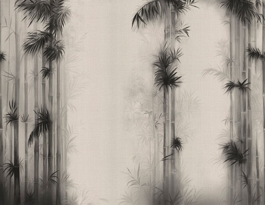 London Art 25033 1 Exclusive Wallpaper 25 Sumie #4 - mural w drzewa bambusowe