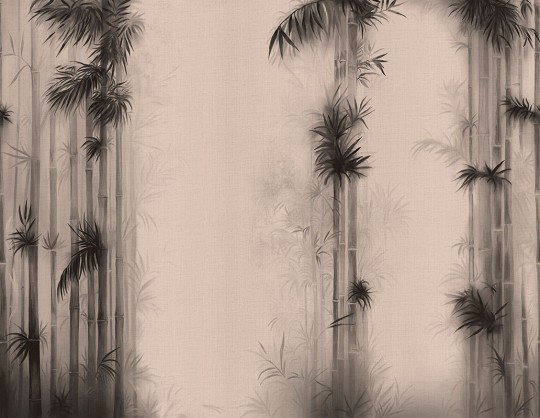 London Art 25033 3 Exclusive Wallpaper 25 Sumie #4 - mural w drzewa bambusowe