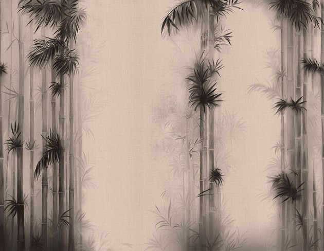 London Art 25033 3 Exclusive Wallpaper 25 Sumie #4 - mural w drzewa bambusowe
