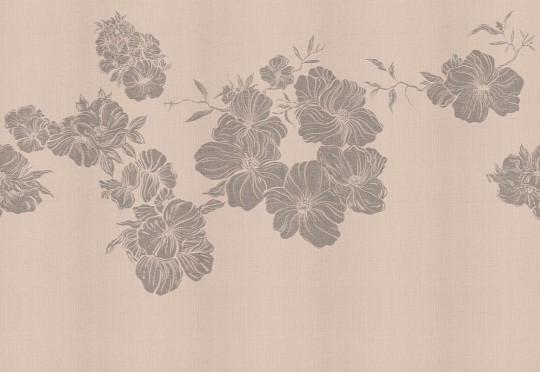 London Art 25035 3 Exclusive Wallpaper 25 Sumie #6 - mural w minimalistyczne kwiaty