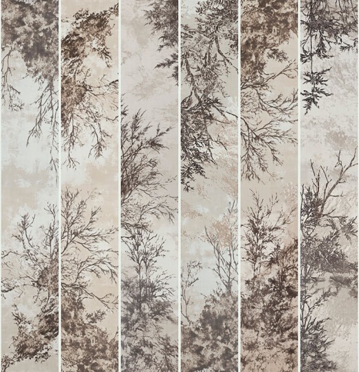 London Art 25036 1 Exclusive Wallpaper 25 Echoes Of The Forest - mural z podziałem na panele w drzewa