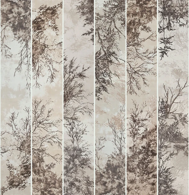 London Art 25036 1 Exclusive Wallpaper 25 Echoes Of The Forest - mural z podziałem na panele w drzewa