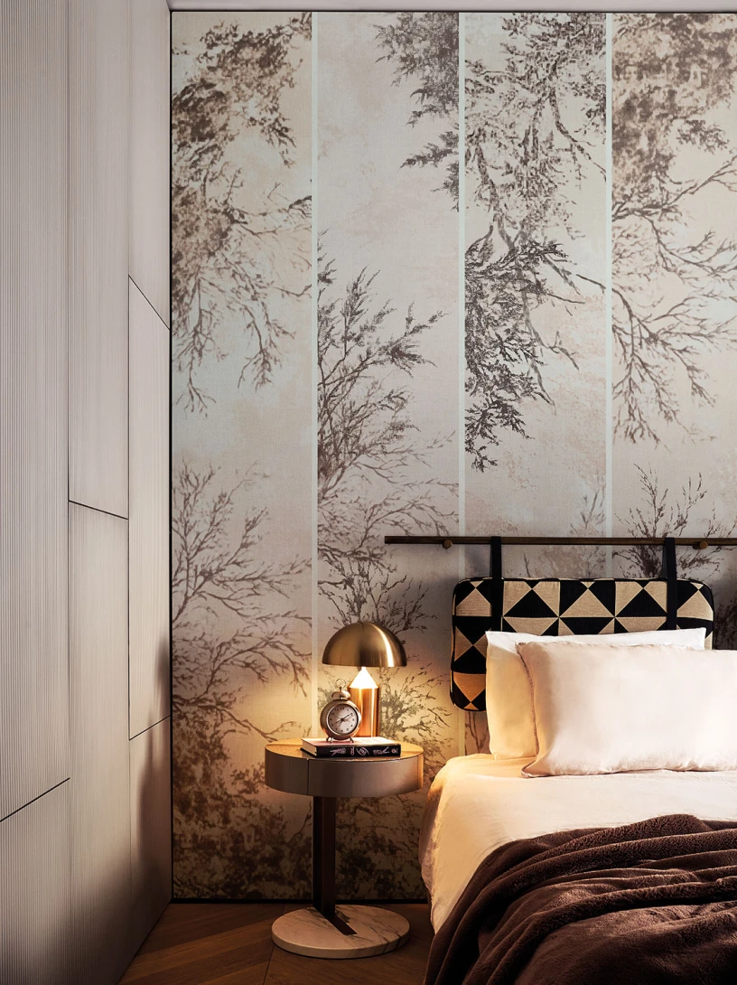 London Art 25036 2 Exclusive Wallpaper 25 Echoes Of The Forest - mural z podziałem na panele w drzewa