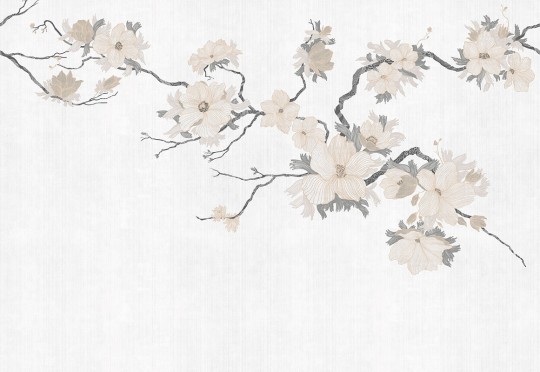 London Art 25039 2 Exclusive Wallpaper 25 My Romance - mural w kwiaty w stylu japońskim