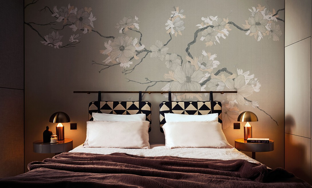 London Art 25039 2 Exclusive Wallpaper 25 My Romance - mural w kwiaty w stylu japońskim