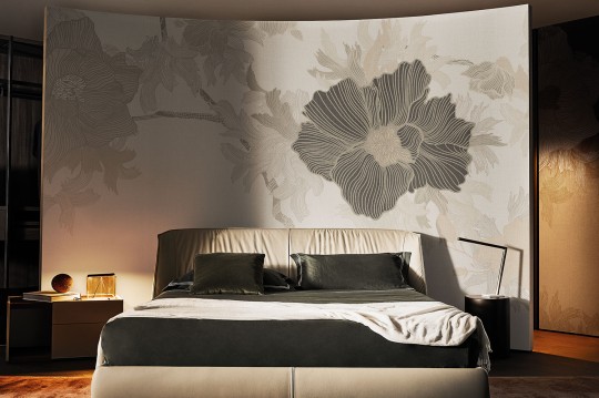 London Art 25040 3 Exclusive Wallpaper 25 Like Moonlight - mural w graficzne kwiaty