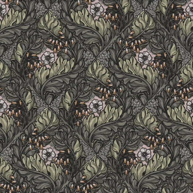 Decor Maison LB25108 Of The Wall - tapeta w stylizowane rośliny