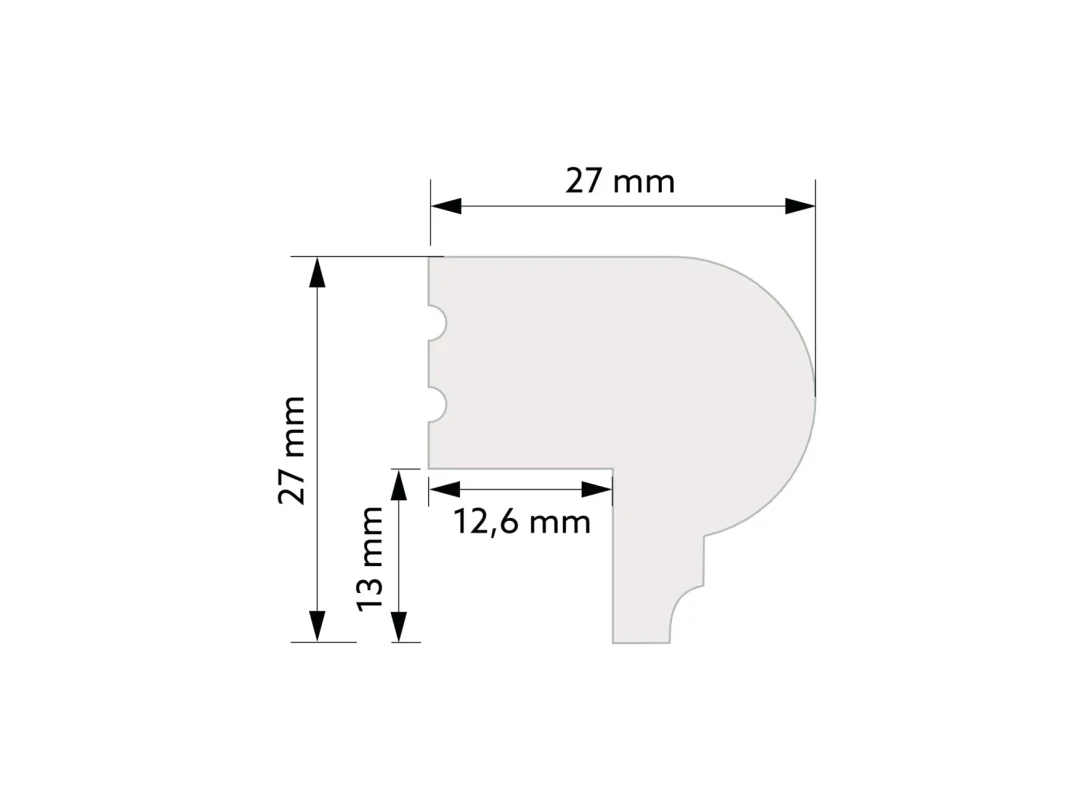 Zwieńczenie boazerii angielskiej Mardom TP005P Premium