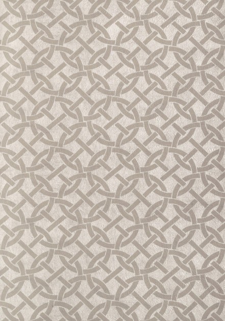 Thibaut T14101 Texture Resource 4 Bal Harbour Metallic Pewter - tapeta w geometryczny wzór