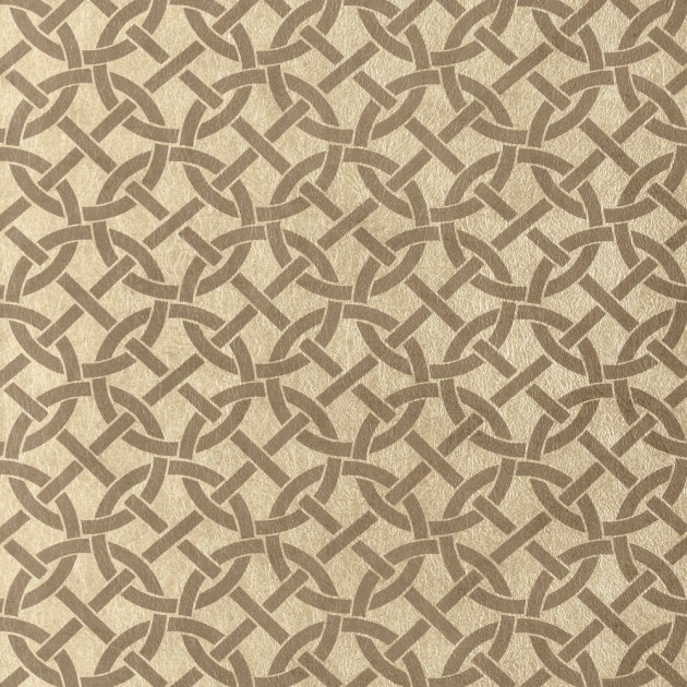 Thibaut T14102 Texture Resource 4 Bal Harbour Metallic Bronze - tapeta w geometryczny wzór