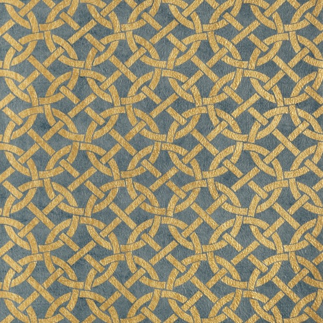 Thibaut T14104 Texture Resource 4 Bal Harbour Navy - tapeta w geometryczny wzór