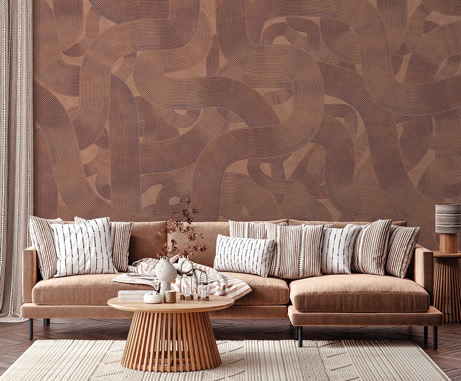 Zambaiti Parati Z57782 Architexture 2 - mural w organiczne linie