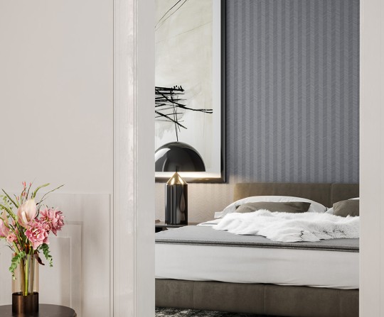 Zambaiti Parati Z42625 Eterea - tapeta w jodełkę