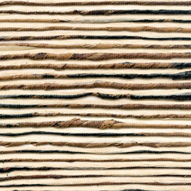 Elitis RM 676 22 Costa Verde Amazone – tapeta w paski z abaki i papieru