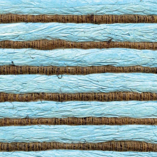 Elitis RM 673 05 Oceania Bitibiti – tapeta w prążki z papieru i włókna kokosowego