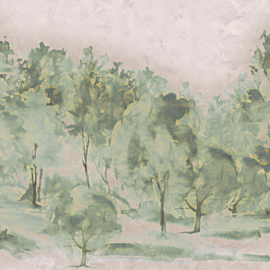 Zambaiti Parati Z77561 Savana - mural w leśny pejzaż