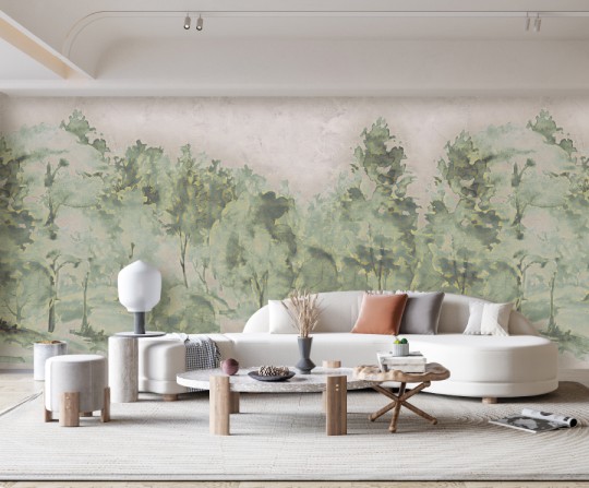 Zambaiti Parati Z77561 Savana - mural w leśny pejzaż