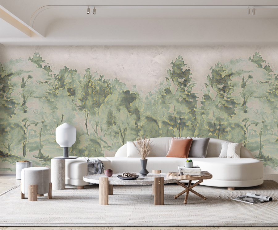 Zambaiti Parati Z77563 Savana - mural w leśny pejzaż