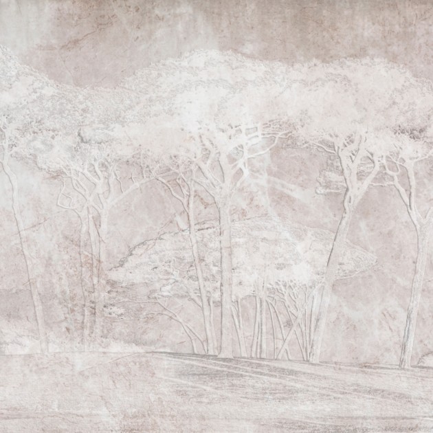 Zambaiti Parati Z77564 Savana - mural w sosny pinie