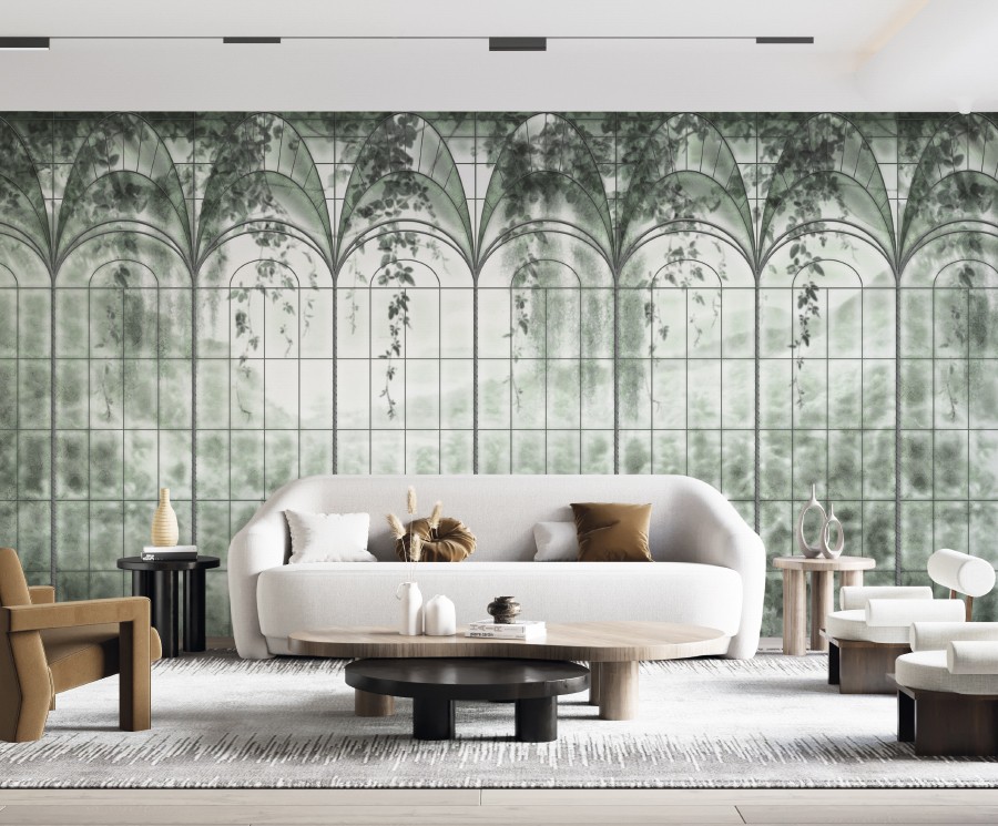 Zambaiti Parati Z77572 Savana - mural w oranżerię