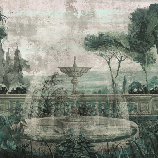 Zambaiti Parati Z77574 Savana - mural w ogród śródziemnomorski